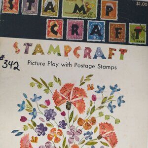 Stampcraft Picture Play with Postage Stamps by Lore Collin 1960